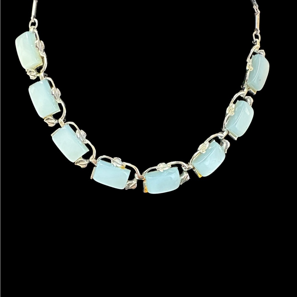 Light blue and silver moon glow